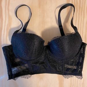 Victoria’s Secret Very Sexy corset bra 32B black